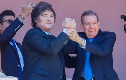 After meeting with Milei, González Urrutia is due in Montevideo later Saturday for an encounter with President Luis Lacalle Pou