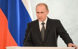 “The New Development Bank will be financing large-scale transport and energy projects and industrial development,” Putin said after talks with BRICS leaders