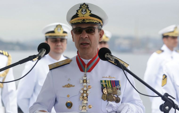 Bento Costa Lima Leite de Albuquerque Junior is the current head of Brazilian Navy's nuclear and technology development program