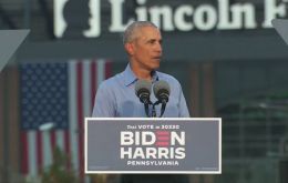 Speaking at a drive-in rally in Philadelphia on behalf of Biden, his former vice president, Obama offered his most pointed critique yet of his successor.