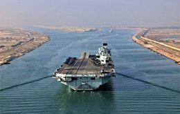 It is the largest combined naval and air task force assembled under British command since the Falklands War
