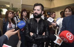 Gabriel Boric presidential candidate for a left wing coalition argued that the most privileged end up as the most “over represented” when the vote is voluntary (Pic Agencia UNO)