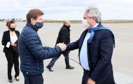 Fernández made the announcement together with TdF Governor Melella