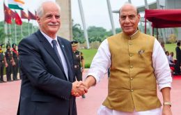 Defense negotiations between Argentina and India were resumed under Taiana  